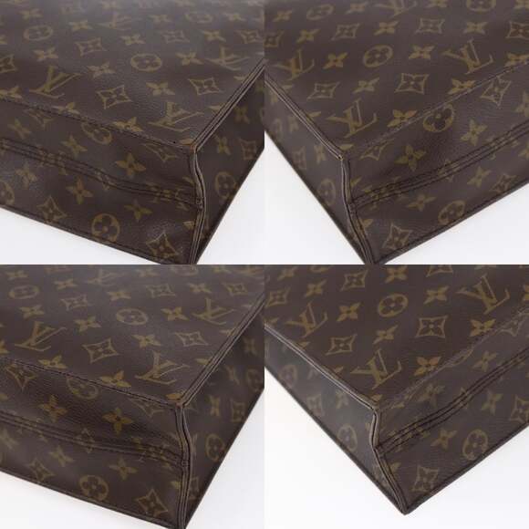 LOUIS VUITTON Monogram Sac Plat Hand Bag M51140 - Picture 10 of 12